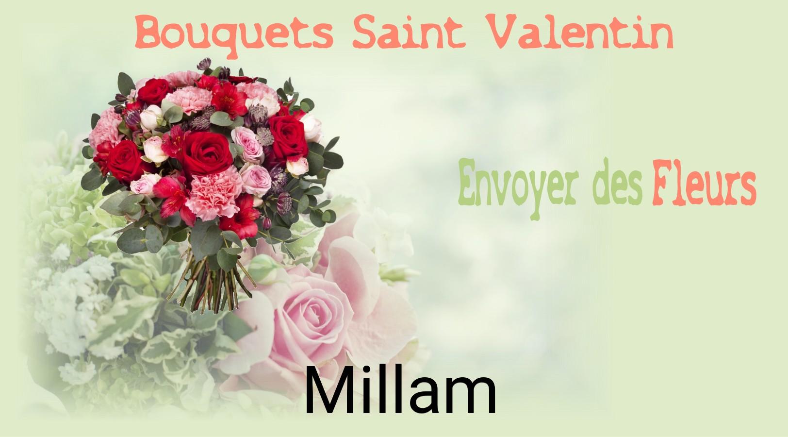 Roses de Saint-Valentin livrées à Millam